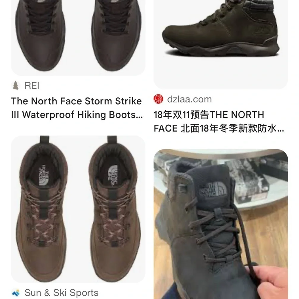 The North Face Storm Strike Shoes men’s size 8